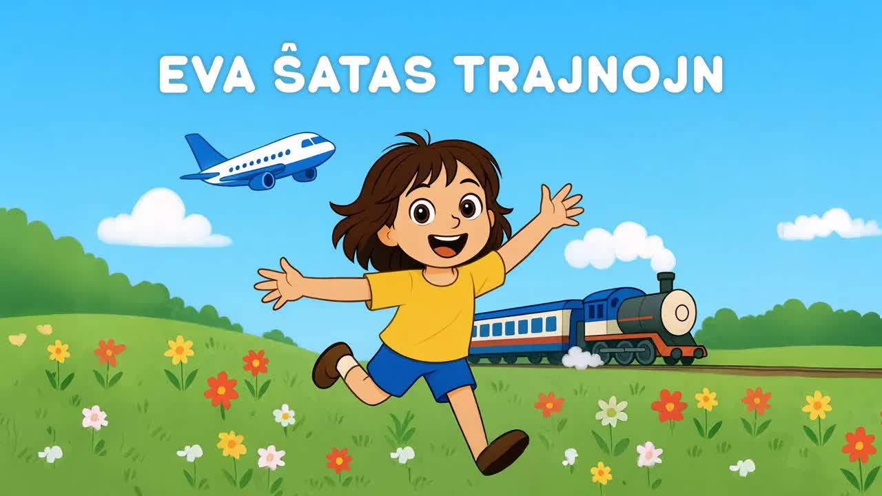 Eva Ŝatas Trajnojn: Filmo por Infanoj