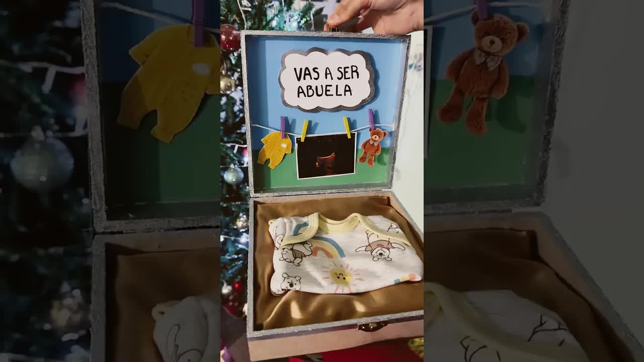 Le anuncié a mi mamá que será abuela