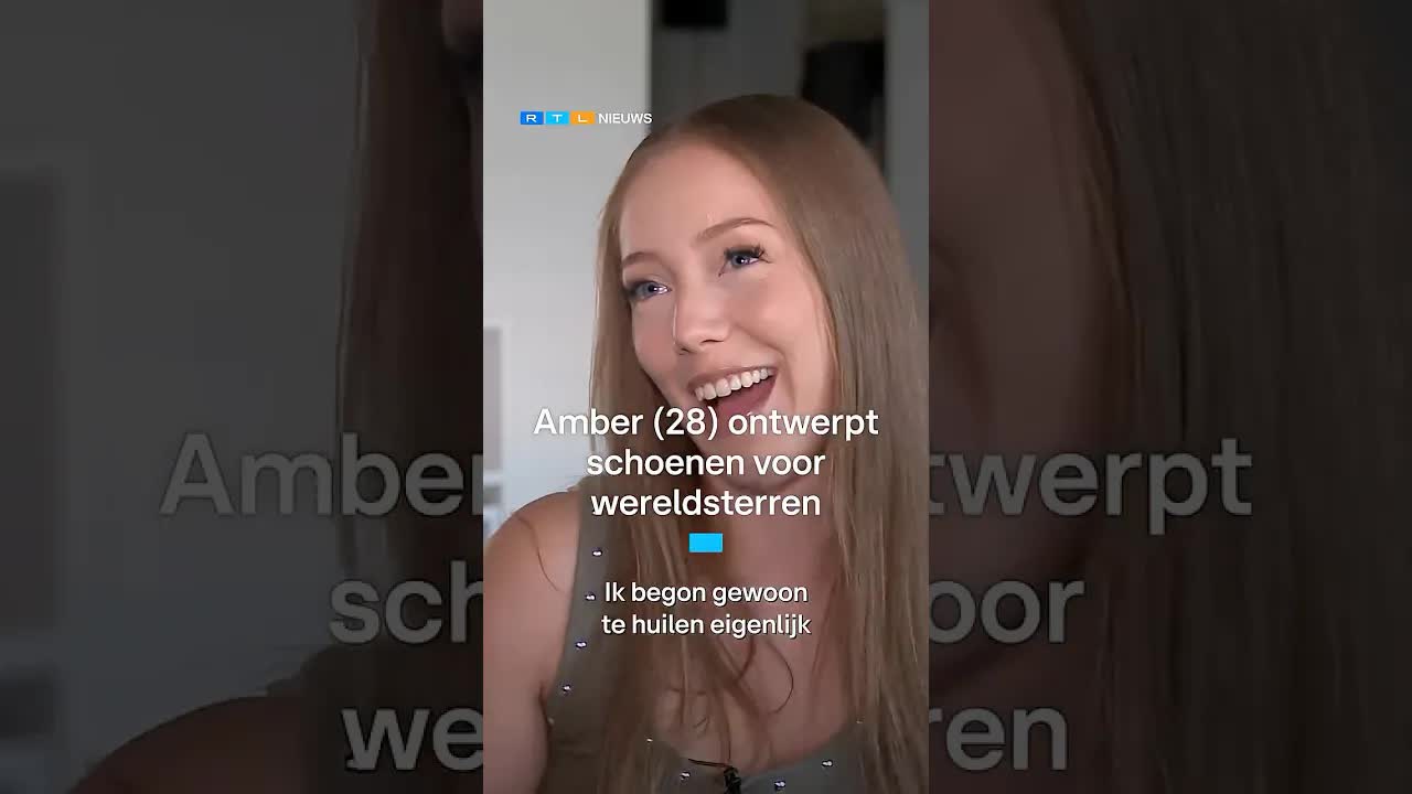 Amber maakt gepersonaliseerde schoenen voor sterren