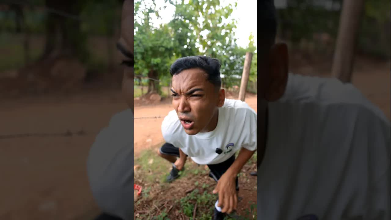Un juego de pelota con un accidente inesperado