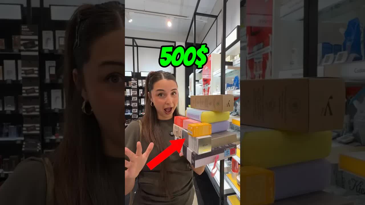 Reto: Comprando todo lo que agarro con una mano