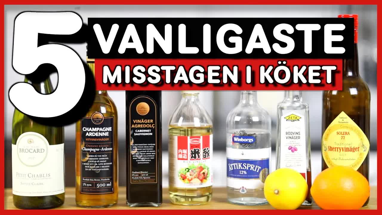 De 5 vanligaste misstagen i köket