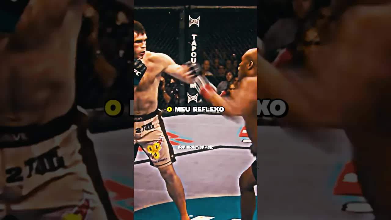 Anderson Silva e o reflexo de baixar a mão