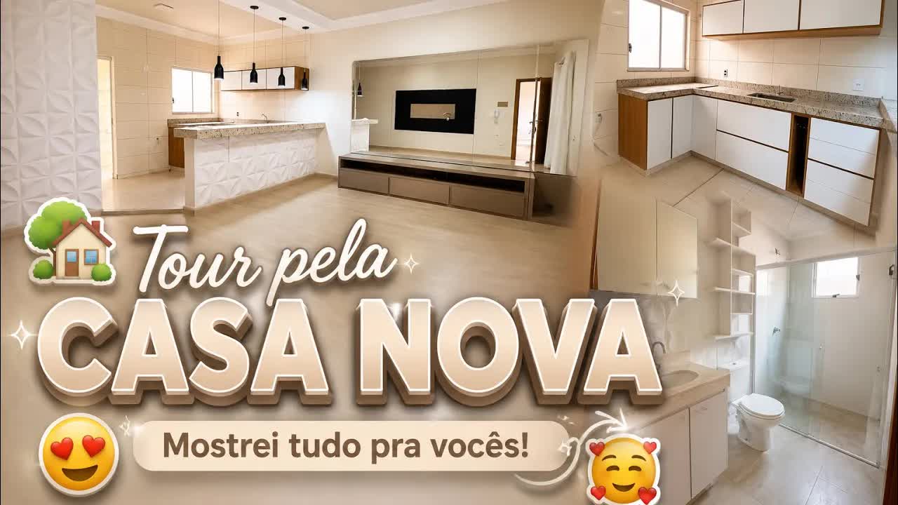 Tour pela nossa nova casa