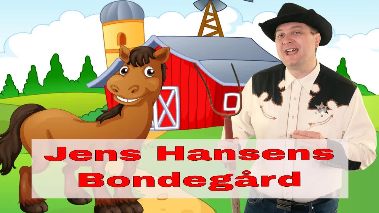 Jens Hansens Bondegård - Børnesang med fagter