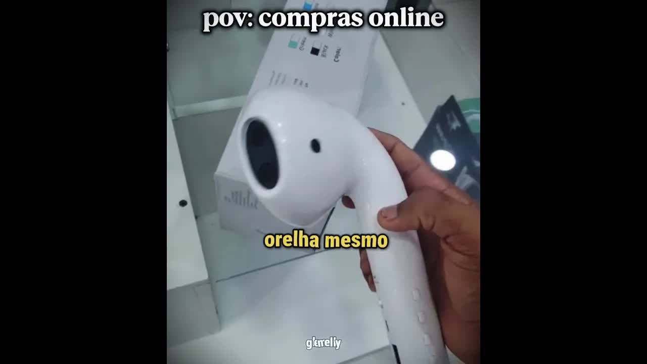 Comprei online e recebi algo estranho