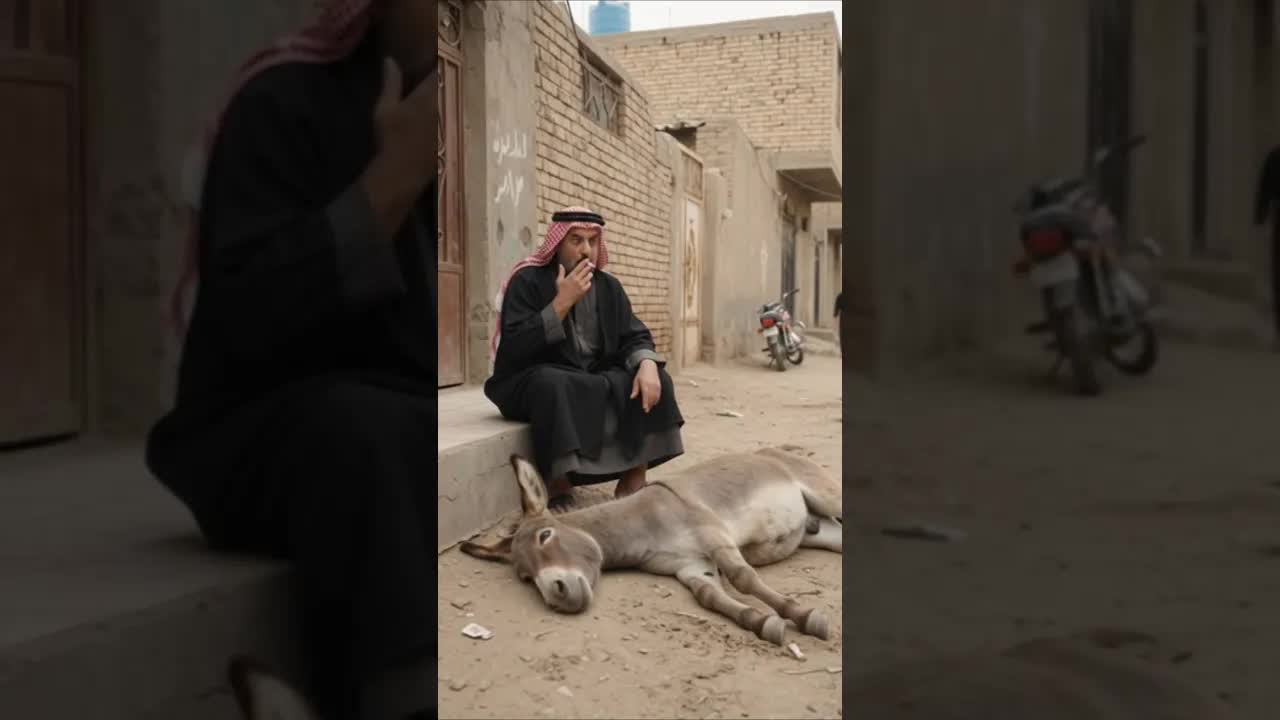 مشاجرة ساخنة مع الجيران في الشارع