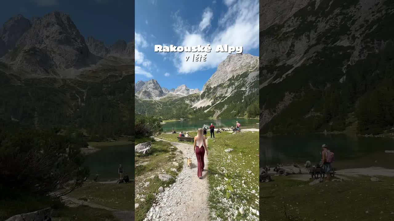 Výlet do Rakouských Alp lanovkou k jezeru