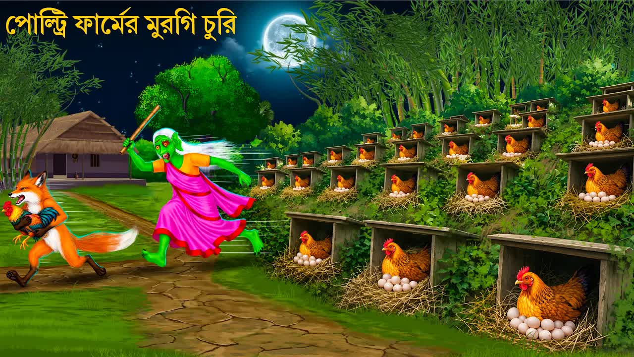 ভূত বাজারে শিয়ালের জাদুর মুরগি বিক্রি