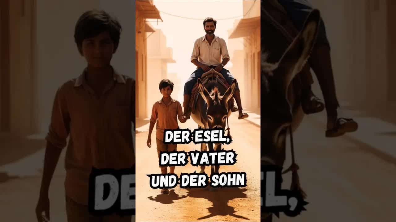 Der Esel, der Vater und der Sohn