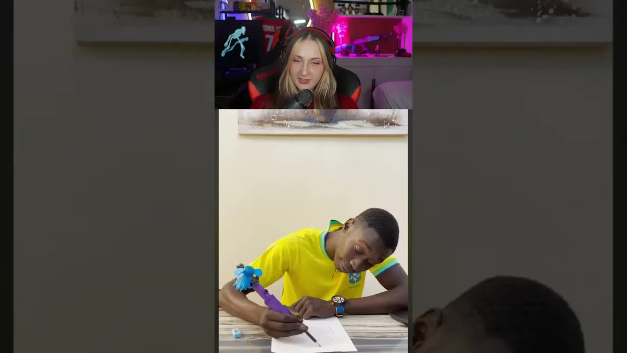 Reagindo ao Khaby Lame para a escola