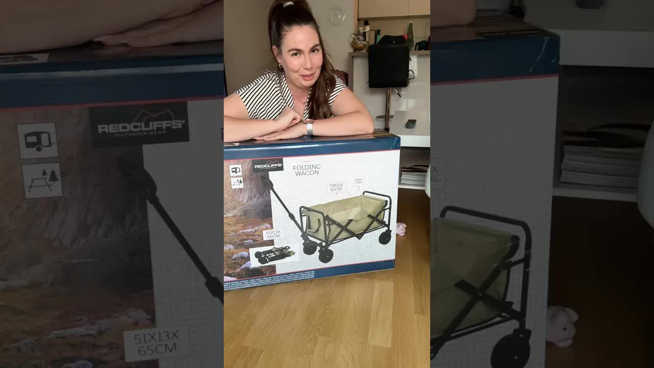 Kolica za plažu iz šopinga u Dalmaciji