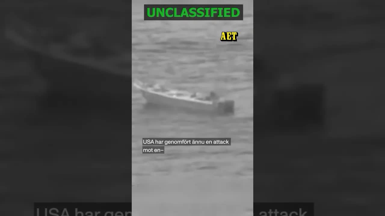 USA attackar misstänkt narkotikabåt i Stilla havet