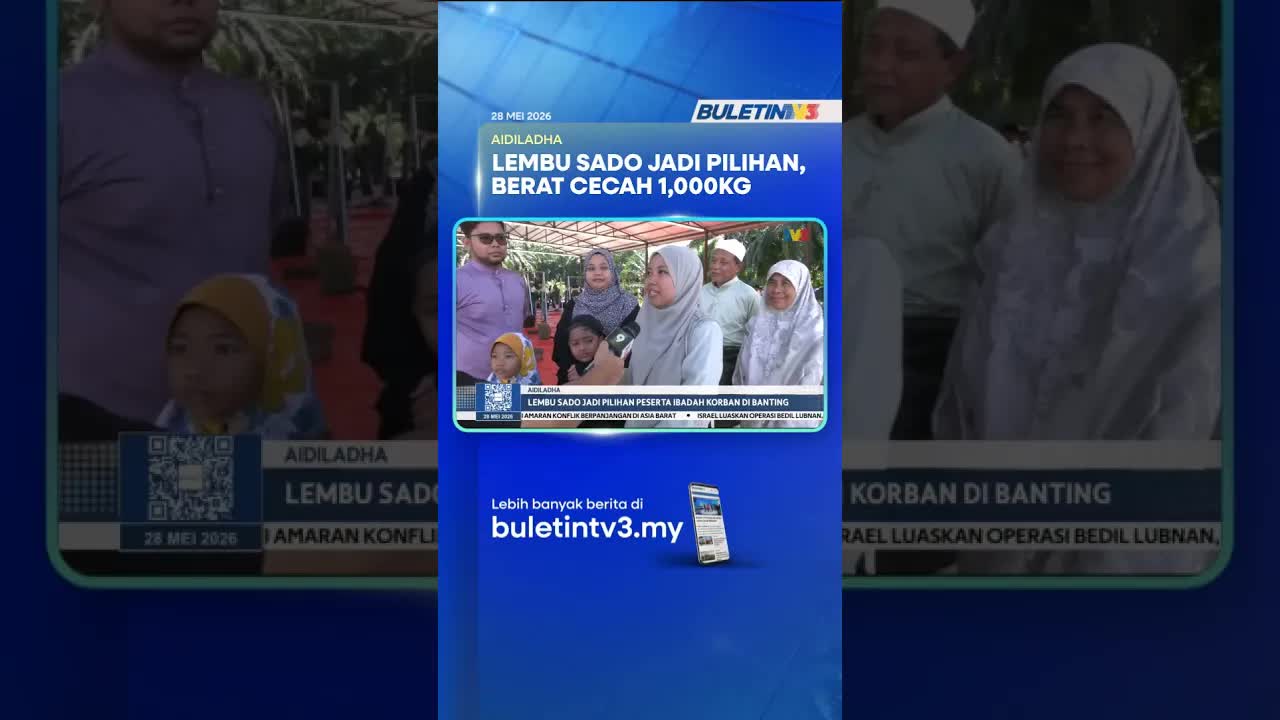 Lembu sado jadi pilihan korban Aidiladha di Banting