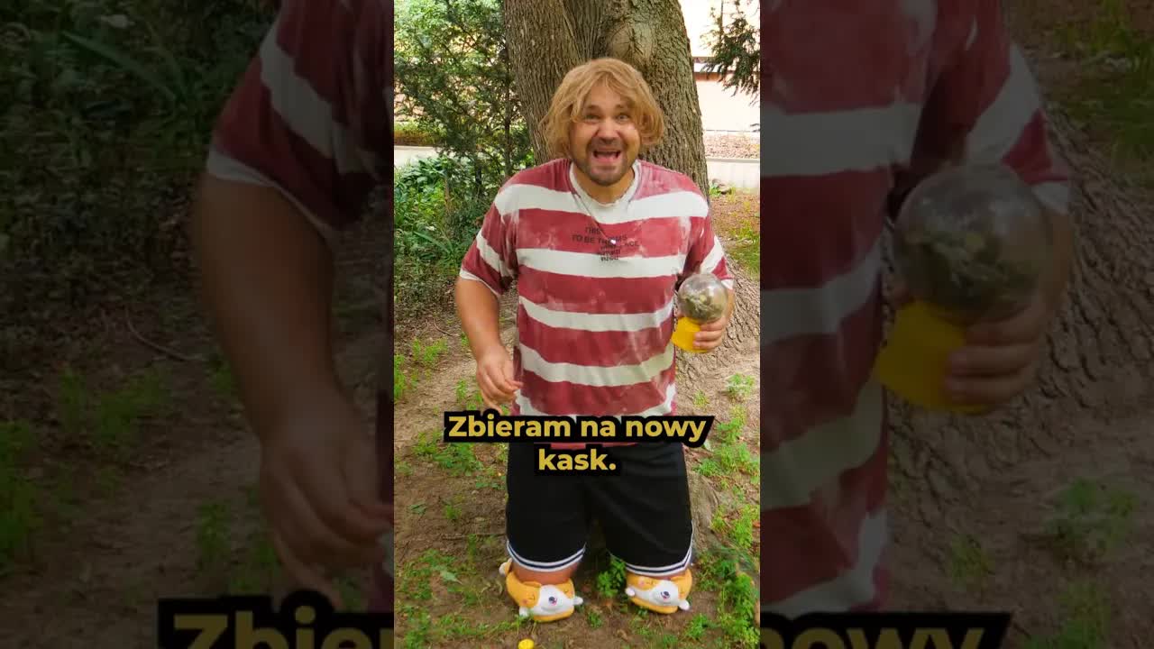 Maciuś zbiera na nowy kask