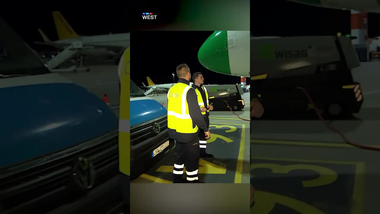 Der Nachtcheck am Flughafen Düsseldorf