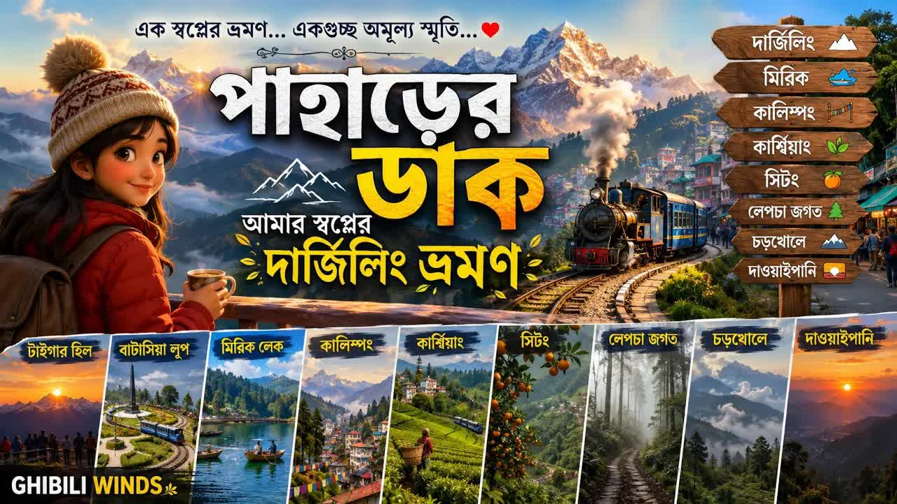 আমার স্বপ্নের দার্জিলিং ভ্রমণ