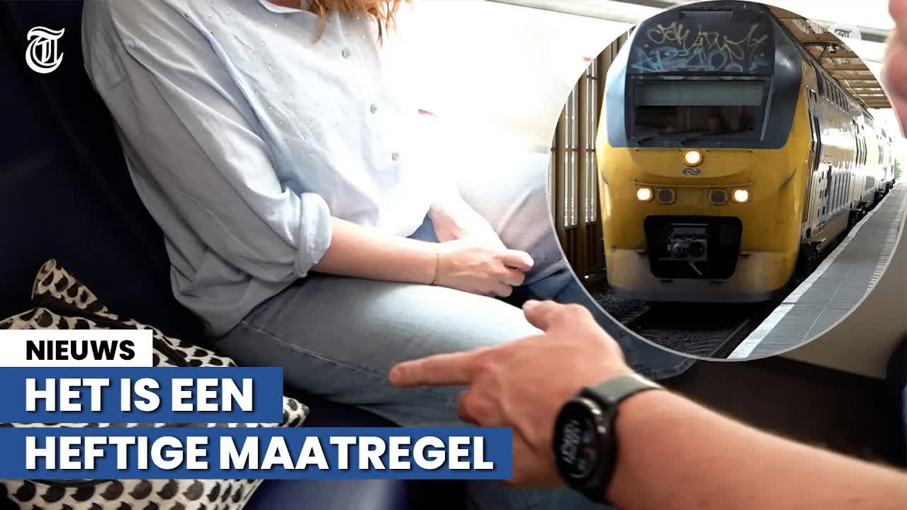 NS wil tassen op stoelen verbieden