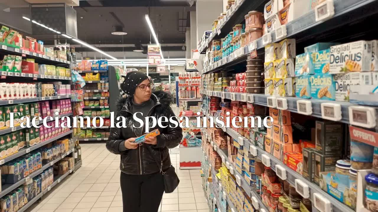 Spesa insieme al supermercato Famila