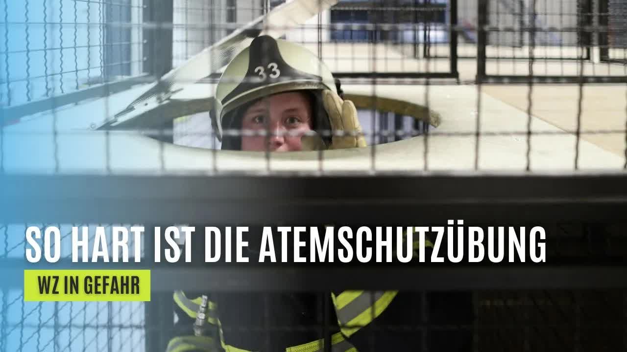 Atemschutzübung bei der Feuerwehr in Wuppertal