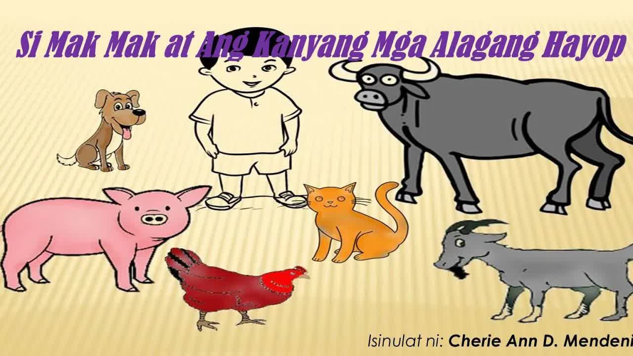 Si Makmak at ang mga alagang hayop sa bukid