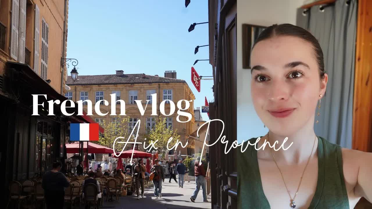Vlog à Aix-en-Provence : Calissons et Ski