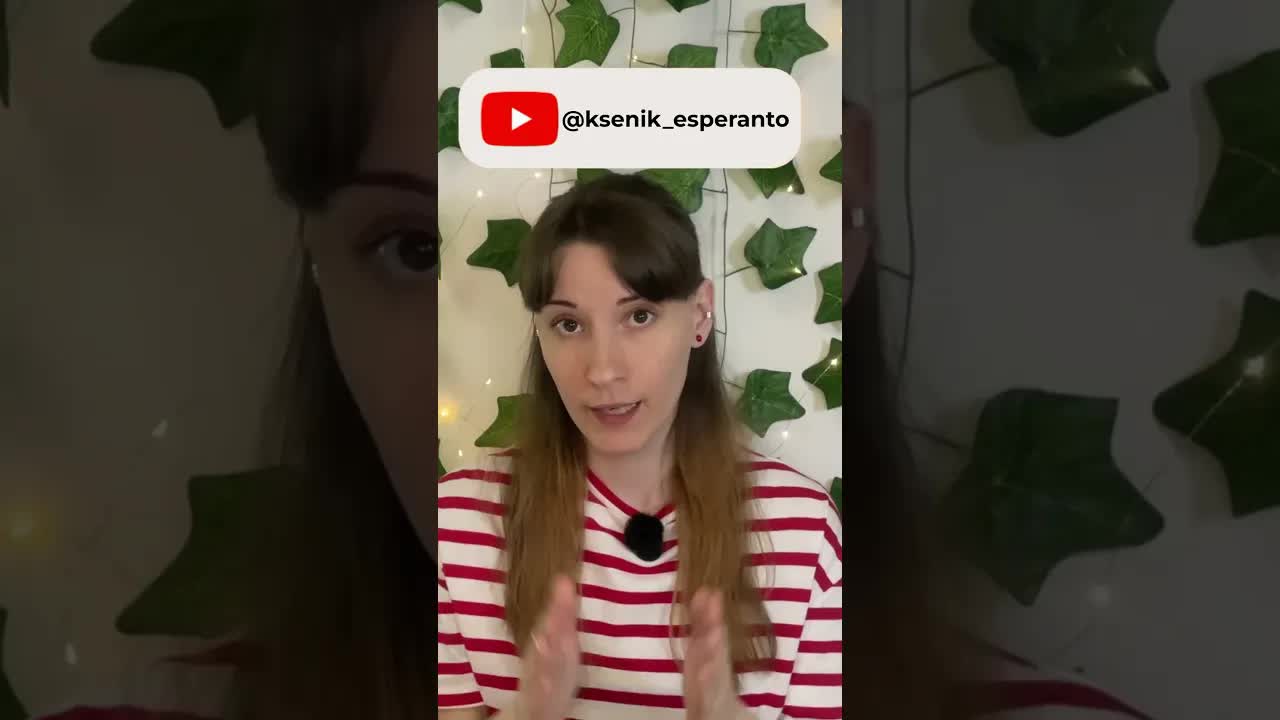 Mi filmis ĉi tiun videon pri mia kanalo