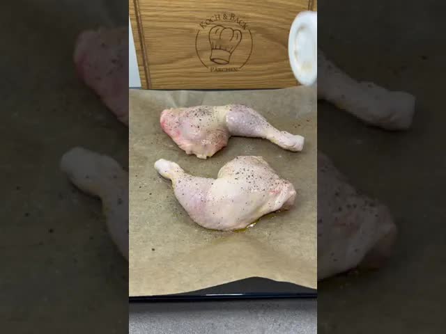Schnelles Hähnchen mit Kartoffeln im Ofen