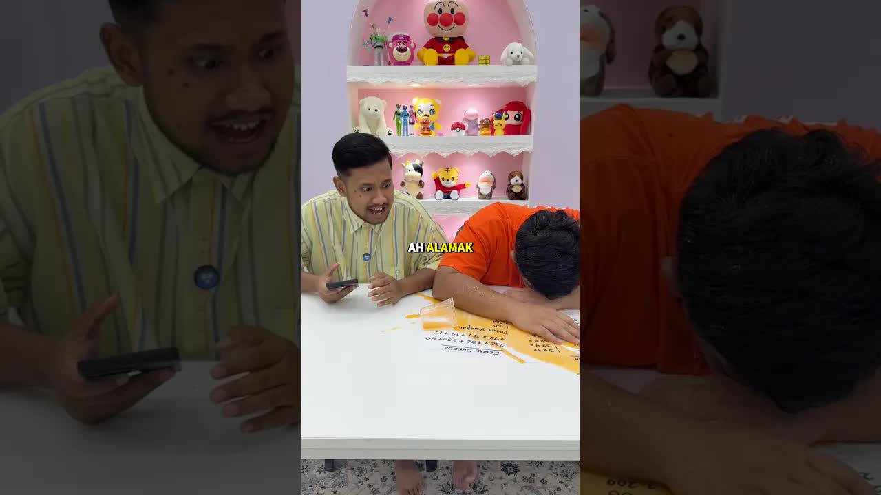 Ayah Pura-pura Jus Tumpah untuk Ikmal