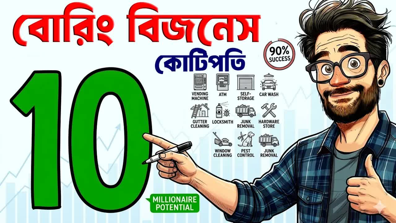 10টি বোরিং ব্যবসা যা আপনাকে ধনী করবে