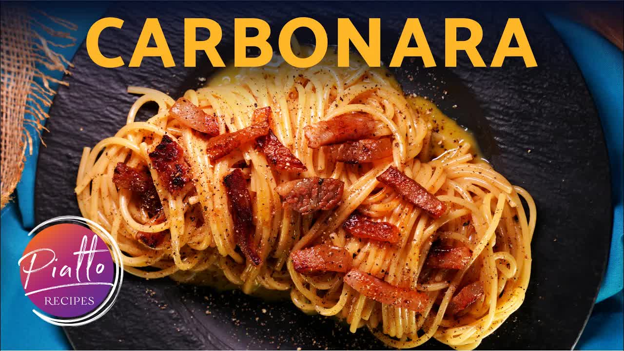 La vera ricetta della carbonara romana
