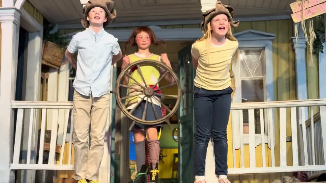 Pippi Långstrump teaterupplevelse på Junibacken