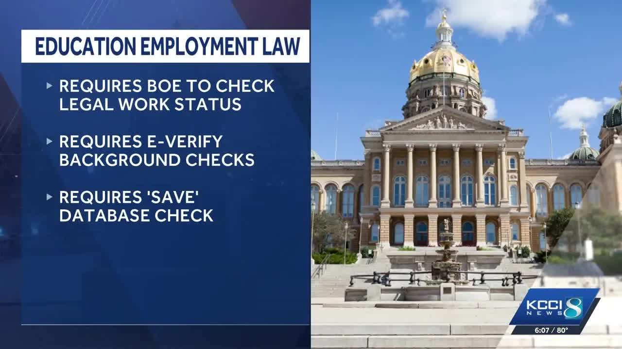 Iowa Governor Signs Final Employment Verification Law