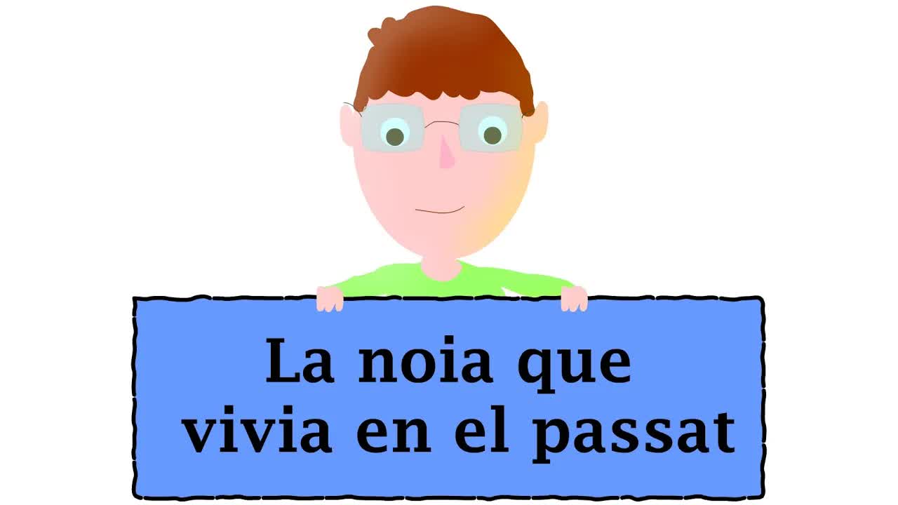 La noia que vivia en el passat: Un conte de Ricky