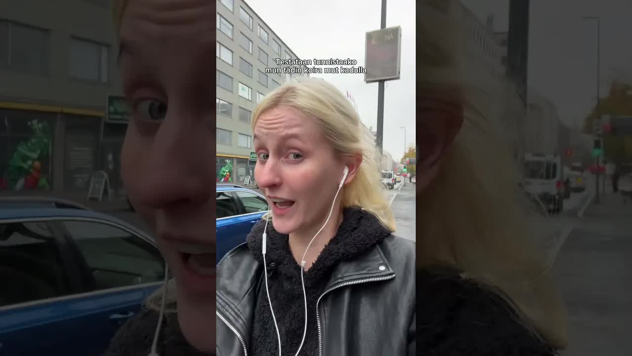 Koira tunnistaa tädin Tampereella
