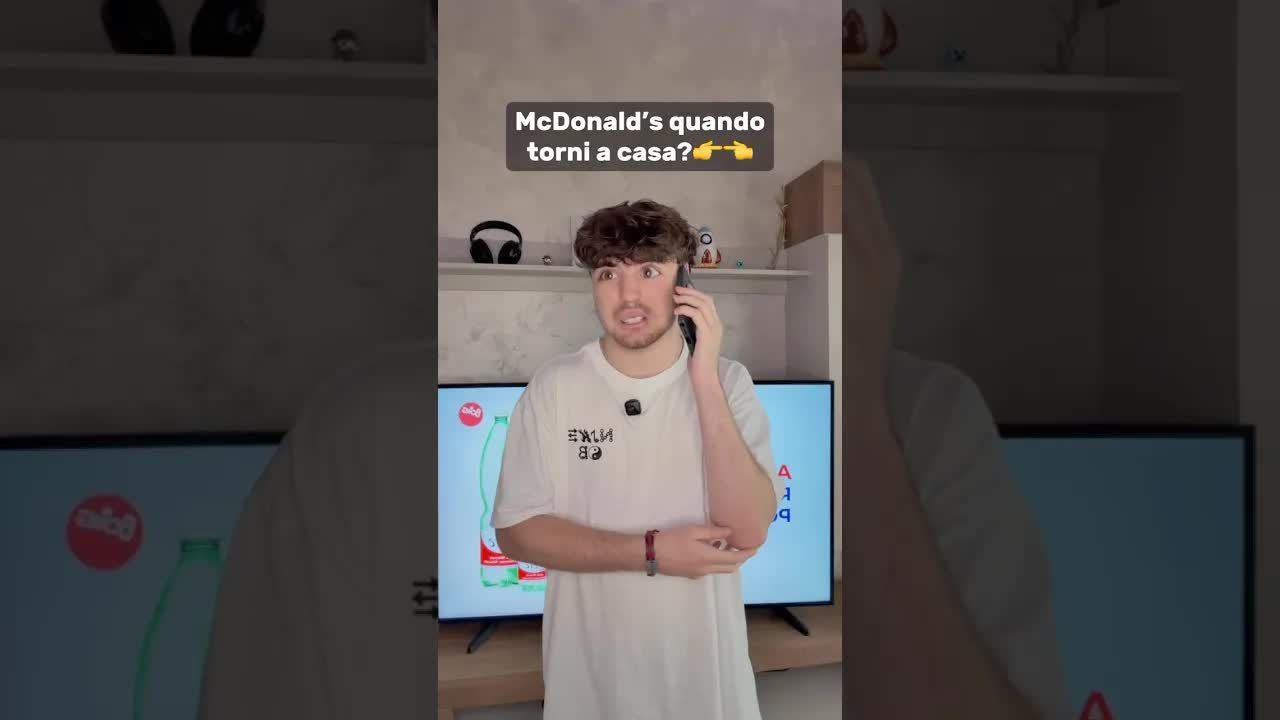 Chiamo mia madre per un McDonald's