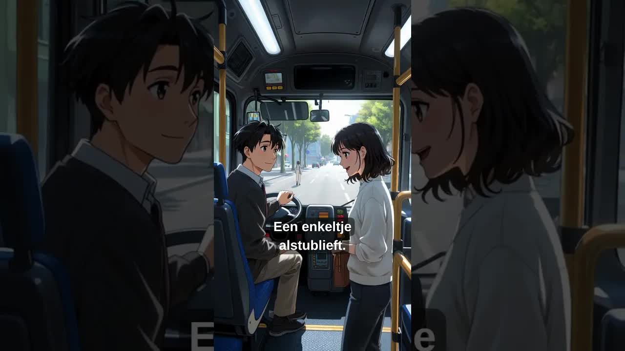 Met de bus naar het centrum