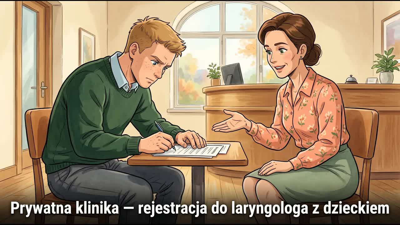 Rejestracja dziecka u laryngologa