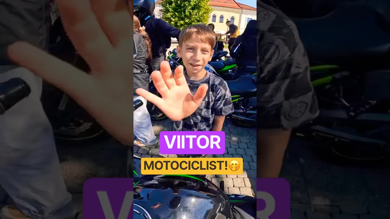 Viitorul motociclist: Învățăm să mergem pe vlog