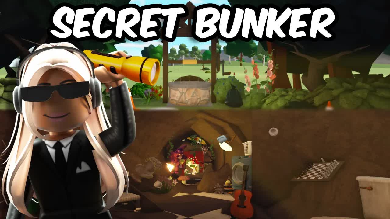 Building an Alice in Wonderland Bloxburg Secret Bunker