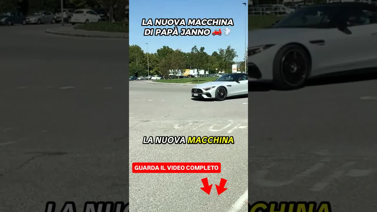 La nuova auto di papà: una flexata incredibile