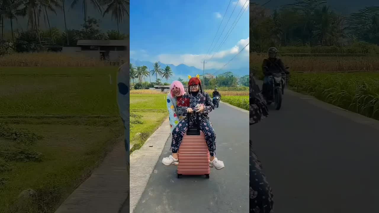 Bermain Gantian Dorong Koper di Gunung