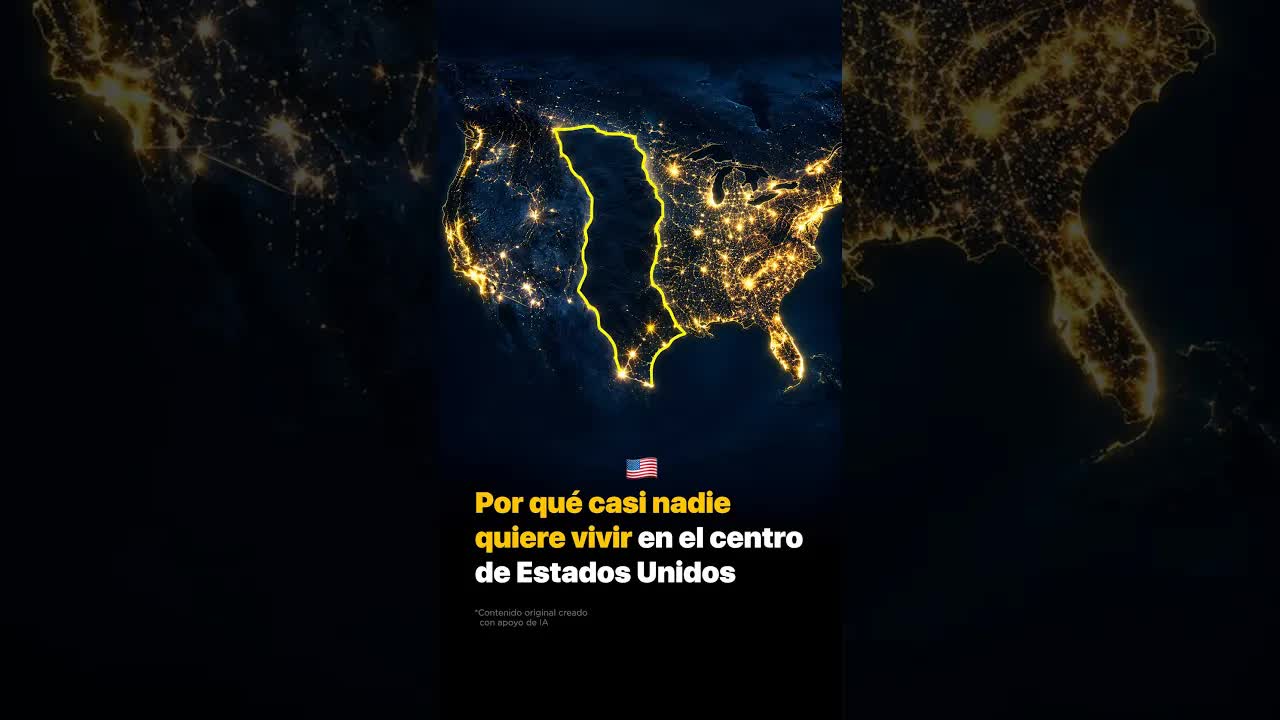 Por qué casi nadie vive en el centro de EE. UU.