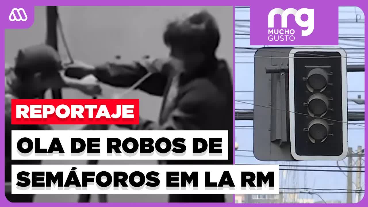El negocio ilegal detrás del robo de semáforos en Chile