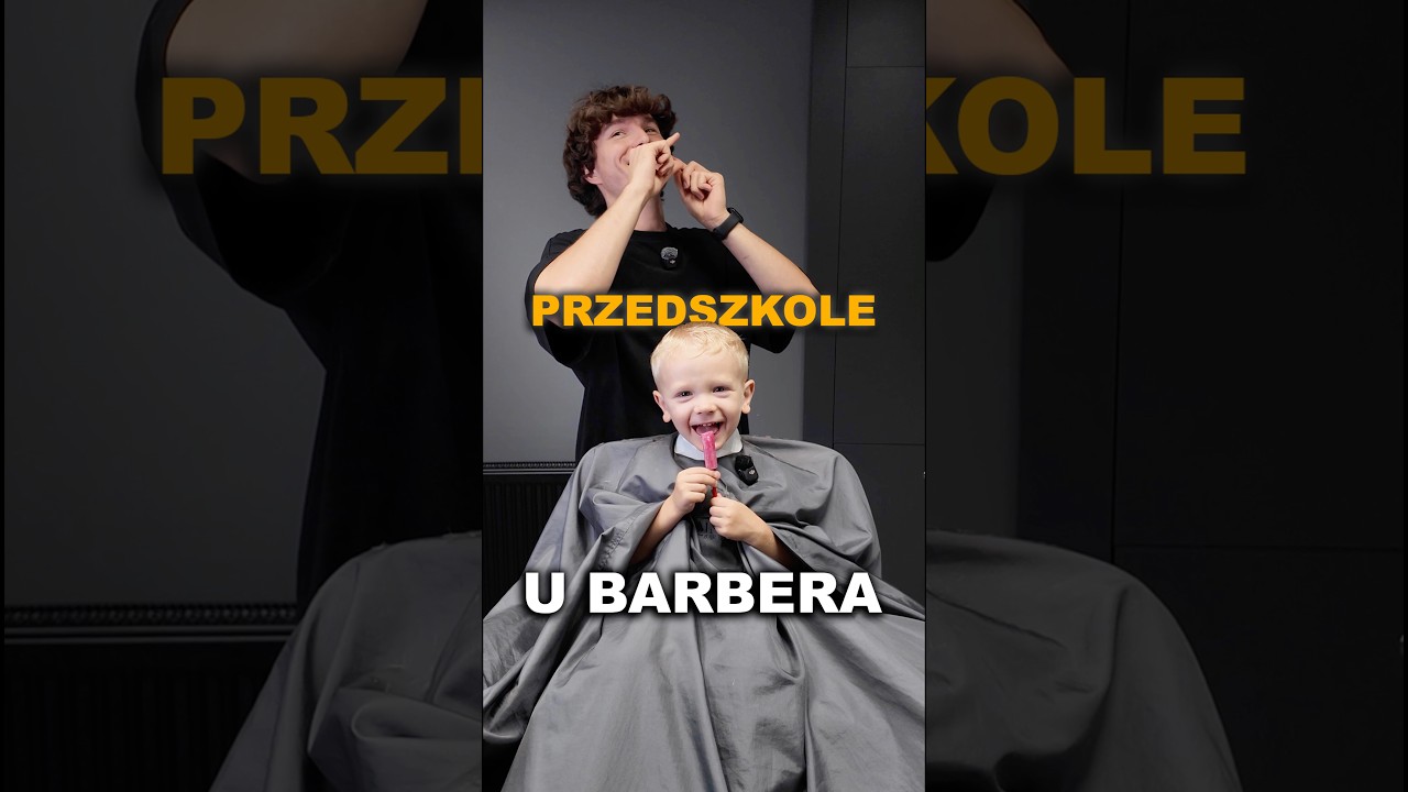Barber Strzyże Najmłodszego Klienta