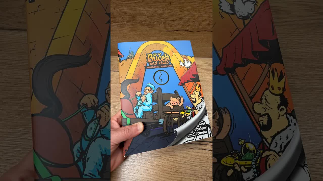 Nová kuchařka Bůček nad zlato s omalovánkami