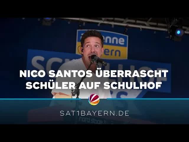 Nico Santos gibt Überraschungskonzert an Pfaffenhofener Schule