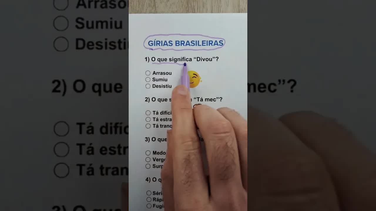 Gírias brasileiras: você sabe o significado?