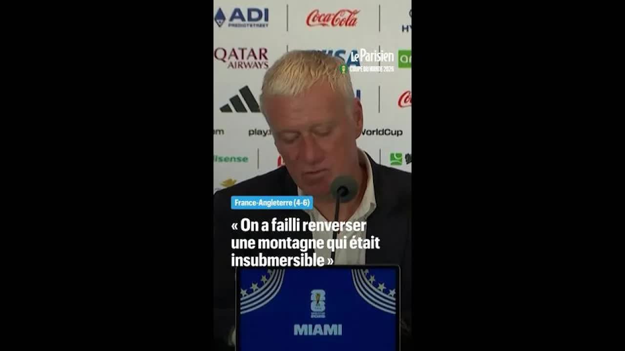 Deschamps : On a failli renverser une montagne