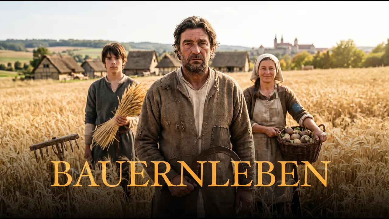 Das Leben eines mittelalterlichen Bauern im Jahr 1300